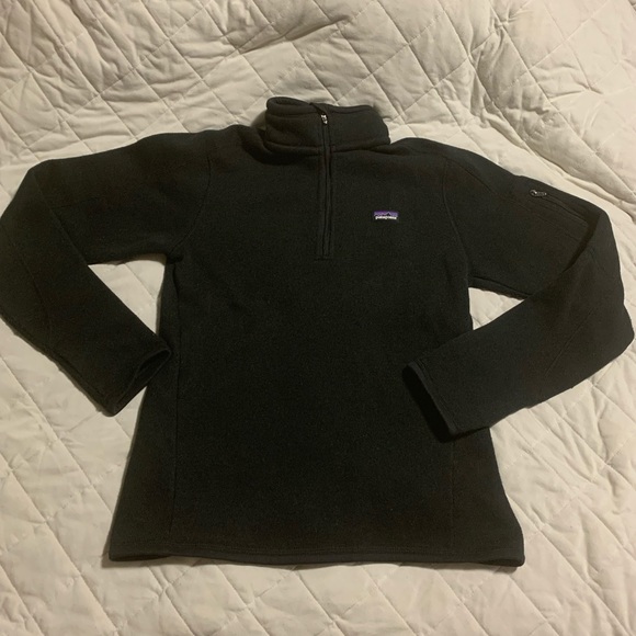 Patagonia better sweater 1/4 zip black small - Picture 1 of 5